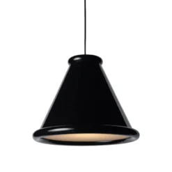Belle pendel Ø36 cm, Glossy black