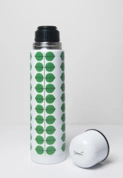 Berså termos 0.75l, Vit-grön
