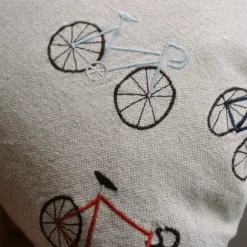 Bicycles kuddfodral 48x48 cm, Beige