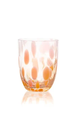 Big Confetti dricksglas 25 cl, Peach-vanilla