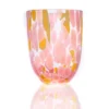 Big Confetti dricksglas 25 cl, Rosa - yellow