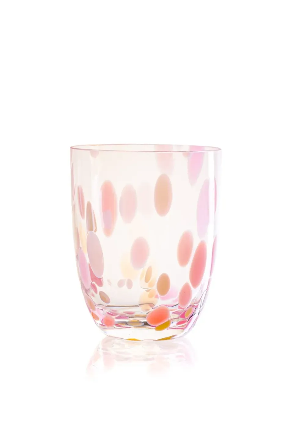 Big Confetti dricksglas 25 cl, Rosa-vanilla