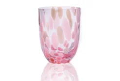 Big Confetti dricksglas 25 cl, Rosa - lt. blue