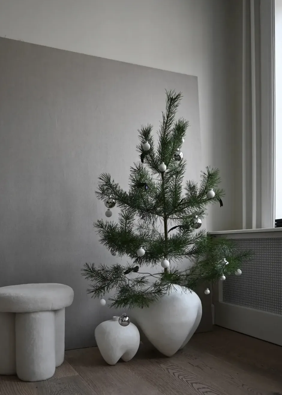 Big Foot pall fårskinn, Off-white