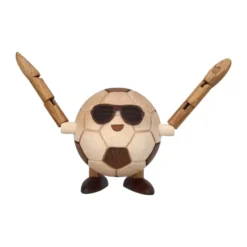 Billy Ball fotboll figur, Beige, 8x6,5x6,7 cm