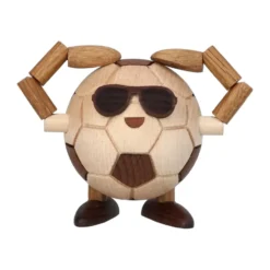 Billy Ball fotboll figur, Beige, 8x6,5x6,7 cm