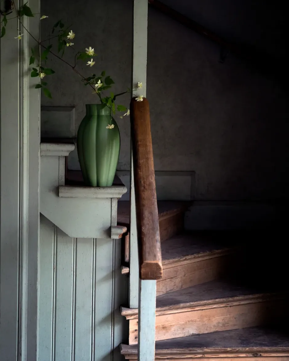 Birgit vas 35 cm, Olive