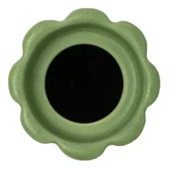 Birgit vas/ljuslykta 17 cm, Olive
