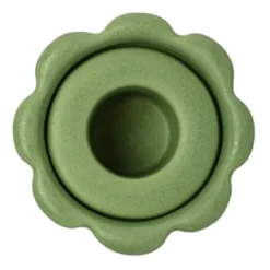 Birgit vas/ljuslykta 17 cm, Olive