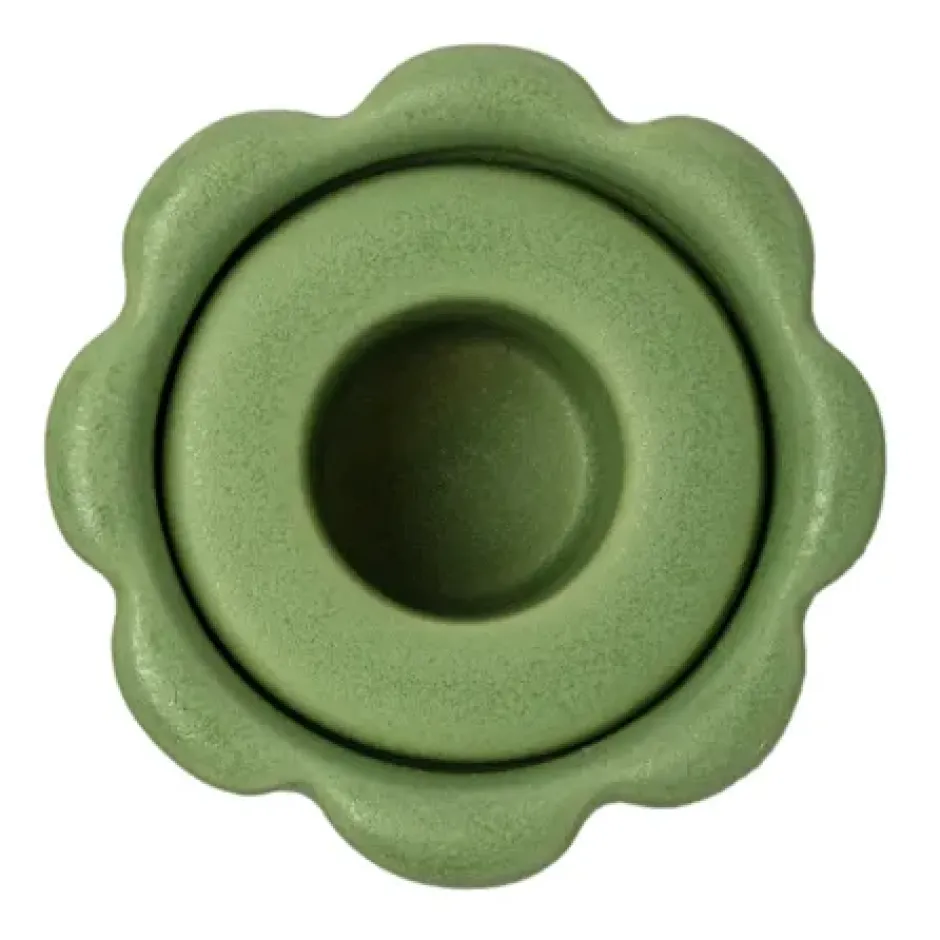 Birgit vas/ljuslykta 17 cm, Olive