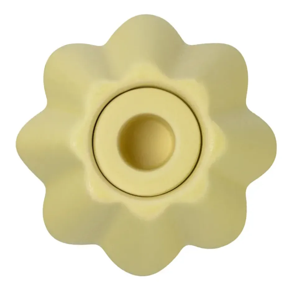 Birgit vas/ljuslykta 14 cm, Pale Yellow