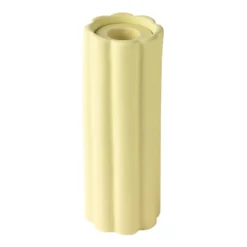 Birgit vas/ljuslykta 17 cm, Pale Yellow