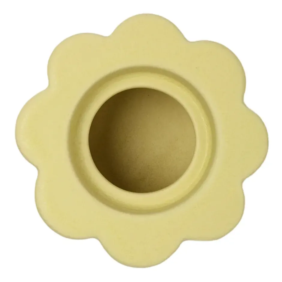Birgit vas/ljusstake 5 cm, Pale Yellow