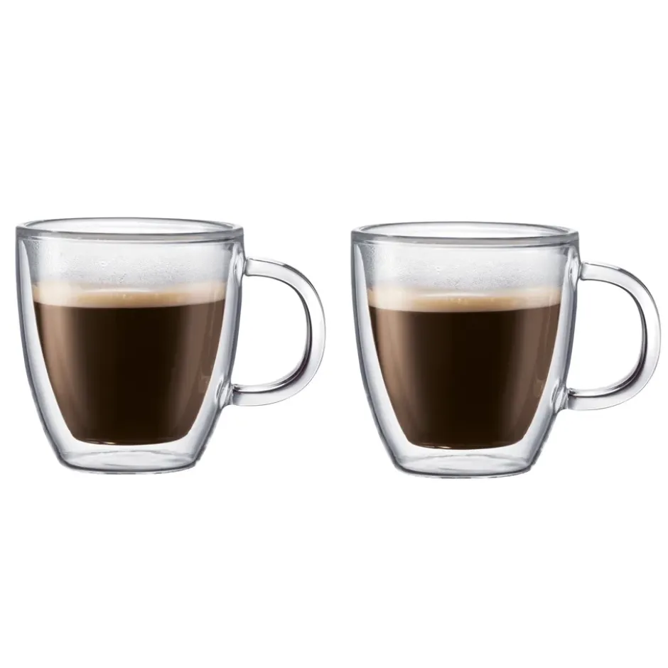 Bistro dubbelväggigt glas med handtag 2-pack, 30 cl