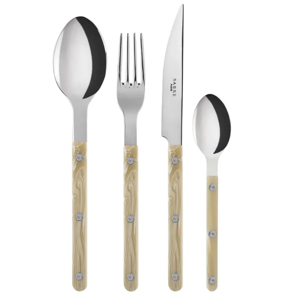 Bistrot bestick 24 delar, Horn