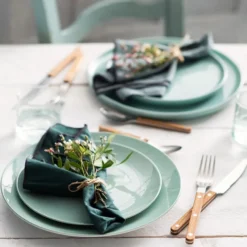 Bistrot bestick 24 delar, Teak wood