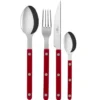 Bistrot bestick shiny 24 delar, Burgundy