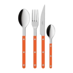 Bistrot solid bestickset 4 delar, Orange