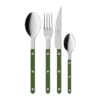 Bistrot solid bestickset 4 delar, Green