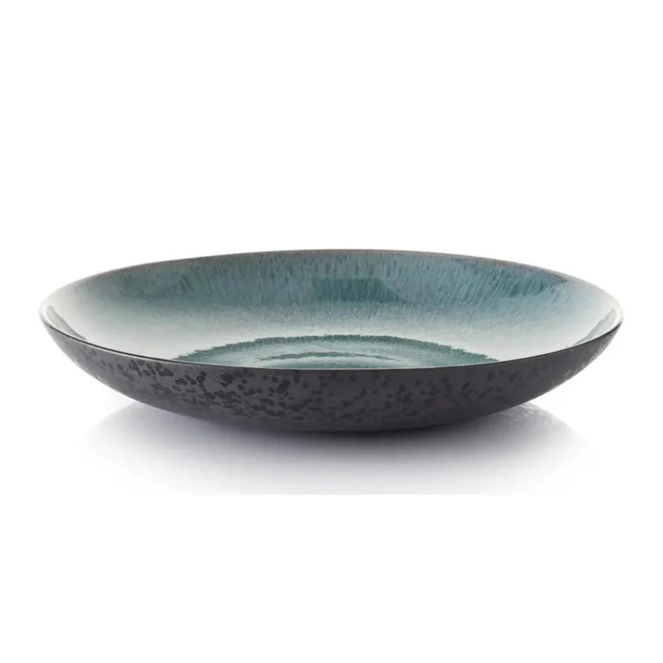 Bitz fat Ø 40 cm svart, Svart-grön