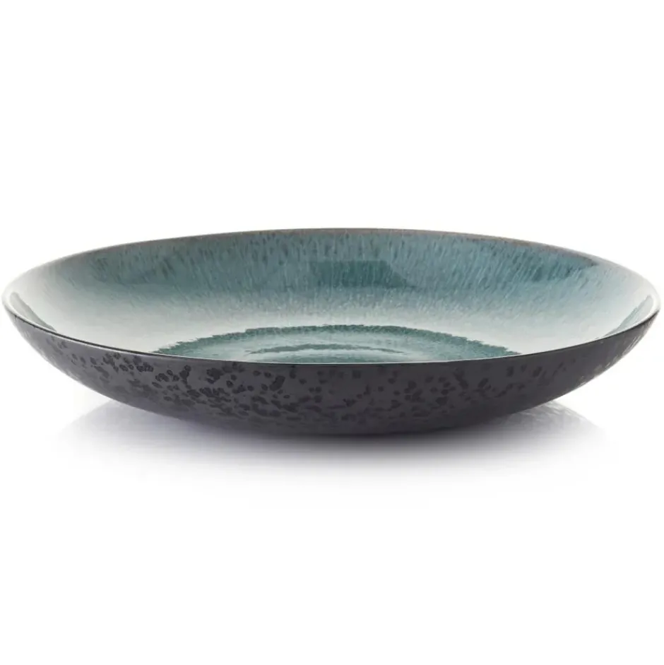 Bitz fat Ø 40 cm svart, Svart-grön