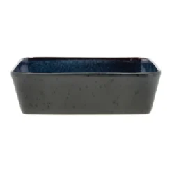 Bitz fat rektangulärt 21x28 cm, Black-blue