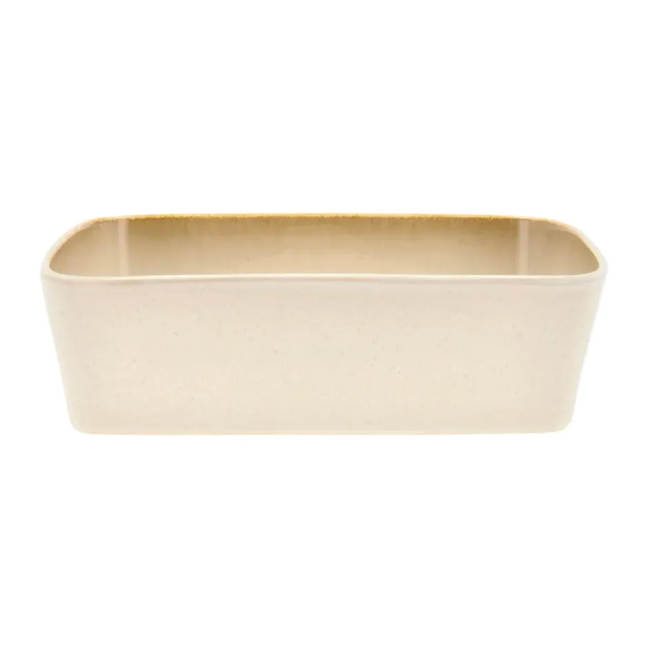 Bitz fat rektangulärt 21x28 cm, Cream white