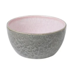 Bitz skål Ø 14 cm grå, Grå-rosa