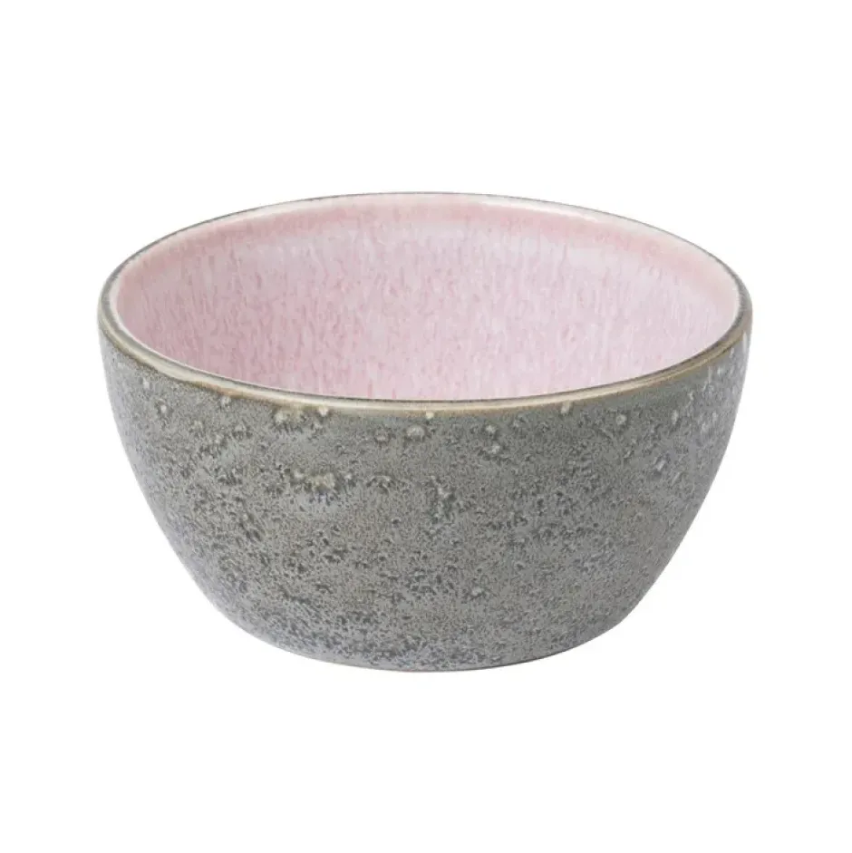 Bitz skål Ø 12 cm grå, Grå-rosa