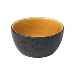 Bitz skål Ø 10 cm svart, Svart-amber