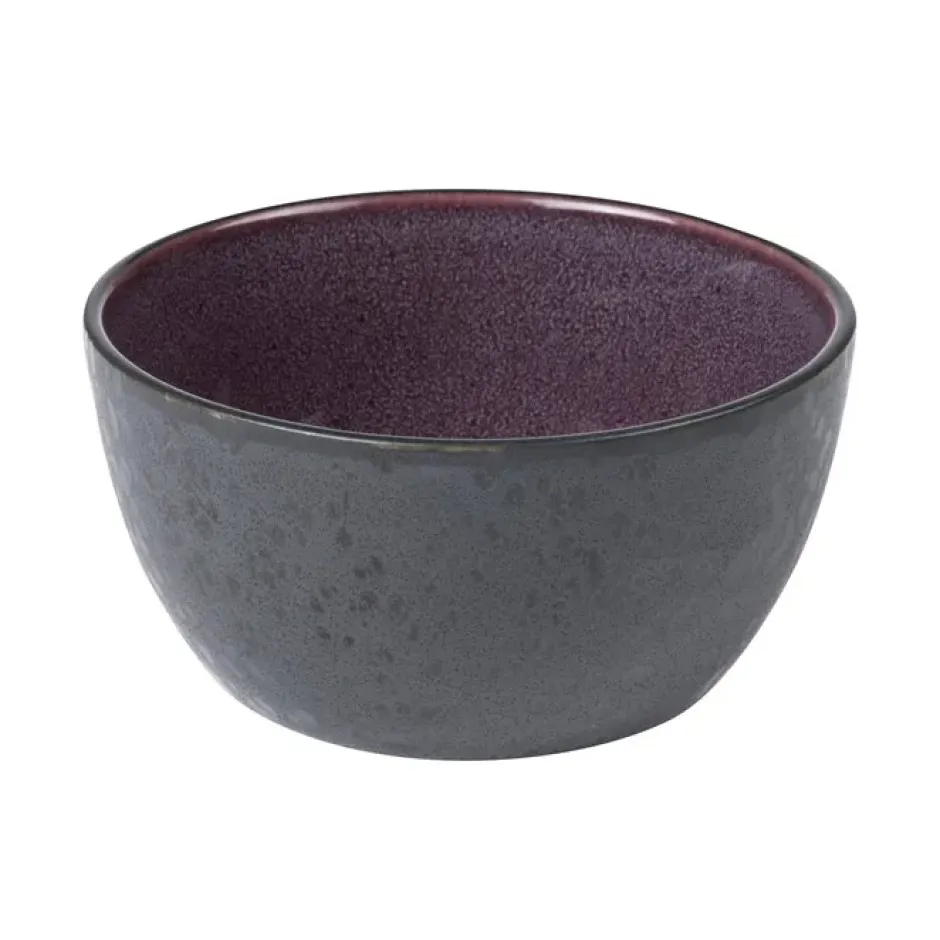 Bitz skål Ø 14 cm svart, Svart-lila
