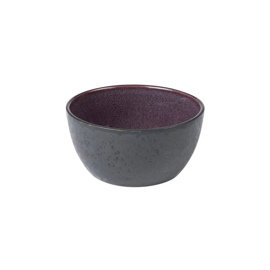 Bitz skål Ø 14 cm svart, Svart-lila