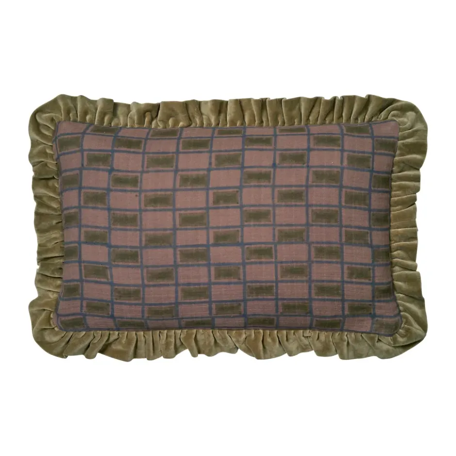 Block kuddfodral 40x60 cm, Purple