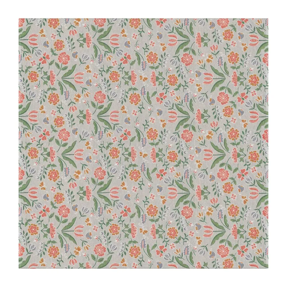 Blomglänta bordsduk 145x145 cm, Multi