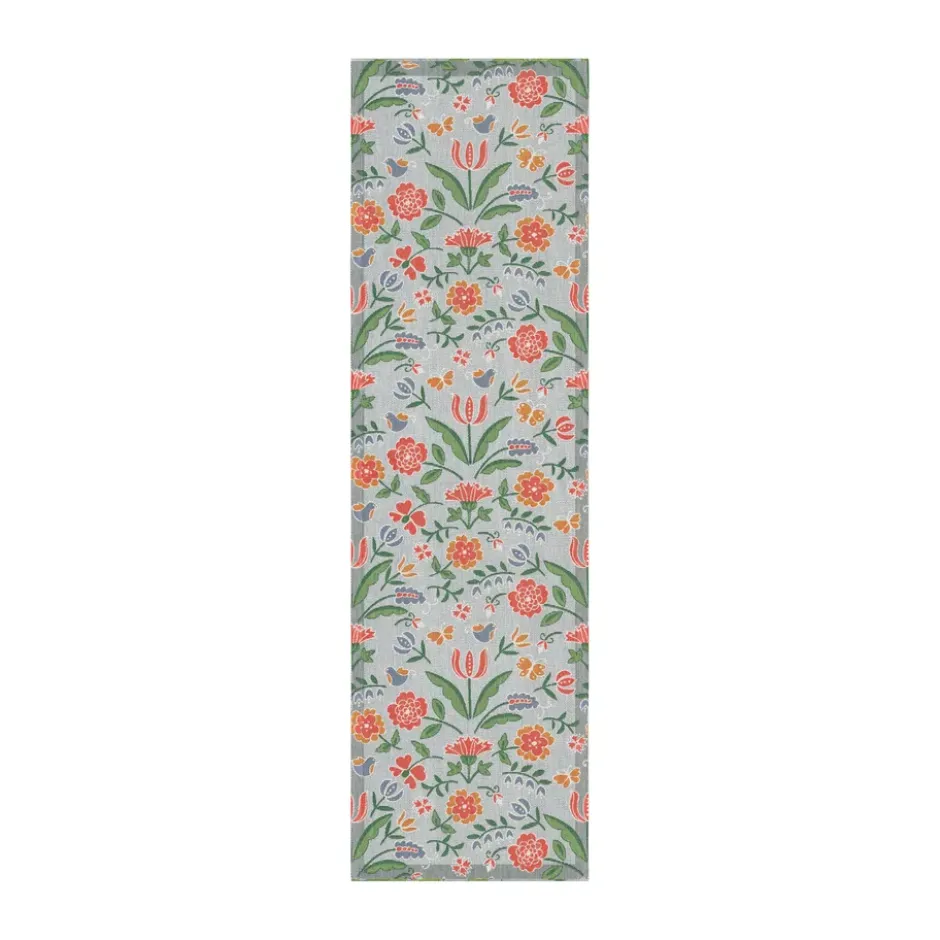 Blomglänta bordslöpare 35x120 cm, Multi