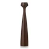 Blossom Lily ljusstake 24,5 cm, Smoked oak