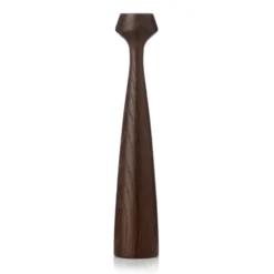 Blossom Lily ljusstake 24,5 cm, Smoked oak