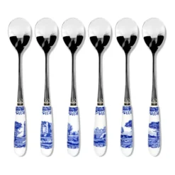 Blue Italian tesked 6-pack, Keramik-rostfritt stål
