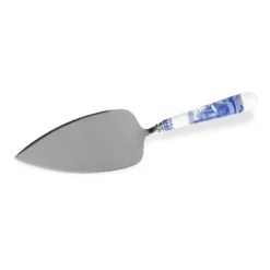 Blue Italian tårtspade 25 cm, Keramik-rostfritt stål