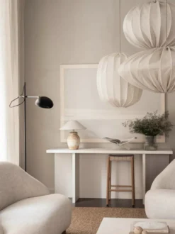 Boll 65 linen lampskärm, Natural