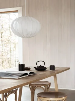 Boll 40 linen lampskärm, White