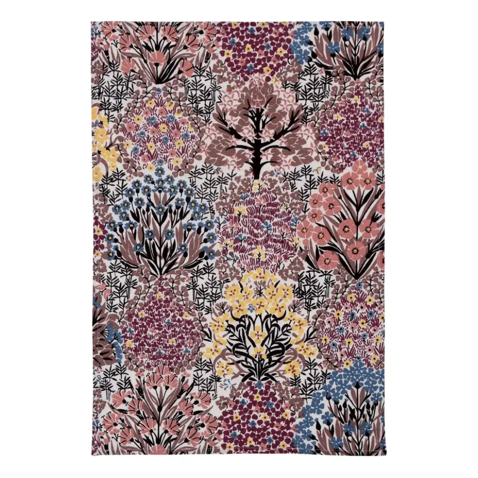 Botanic Garden kökshandduk 40x70 cm, Rosabrun