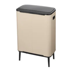 Bo touch bin high 2x30 L, Soft Beige