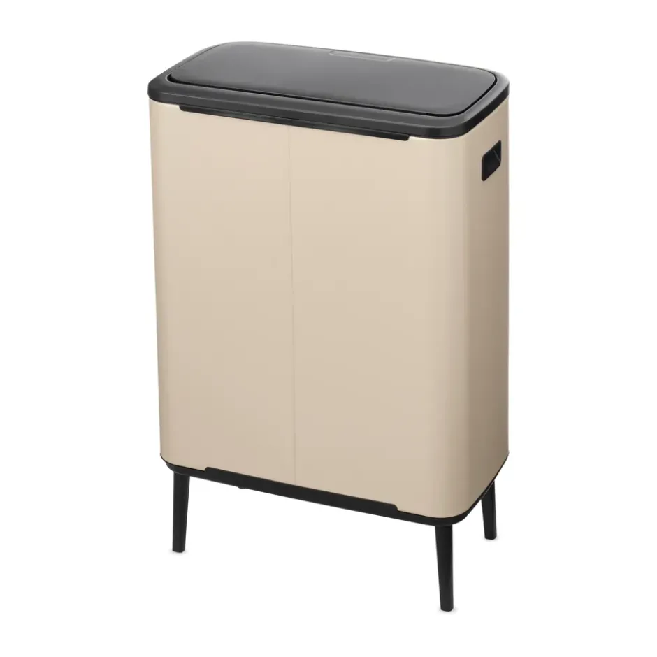 Bo touch bin high 2x30 L, Soft Beige