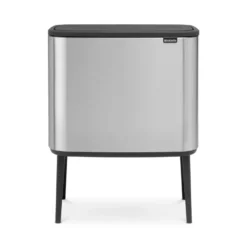 Bo touch bin 11+23 liter, matt rostfritt stål
