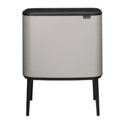 Bo touch bin 11+23 liter, Soft grey