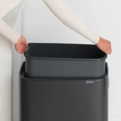 Bo touch bin 60 L, Matt svart