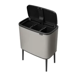 Bo touch bin 3x11 liter, Soft grey