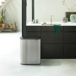 Bo touch bin 2x30 L, Mattborstat stål
