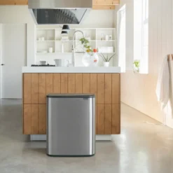 Bo touch bin 2x30 L, Mattborstat stål